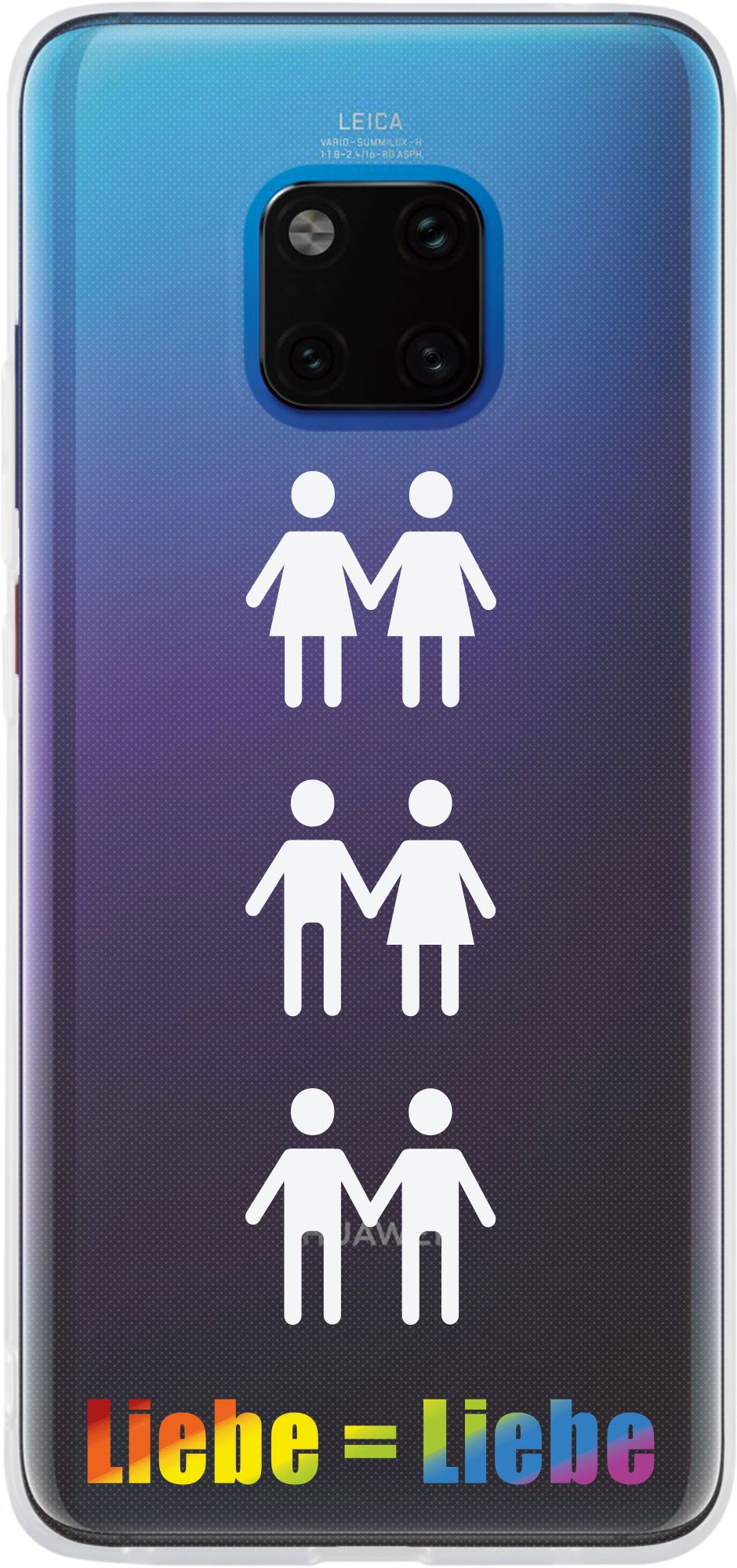 Case für Huawei Mate 20 Pro Silikon-Hülle pride Beziehung M1 – Ansicht 2