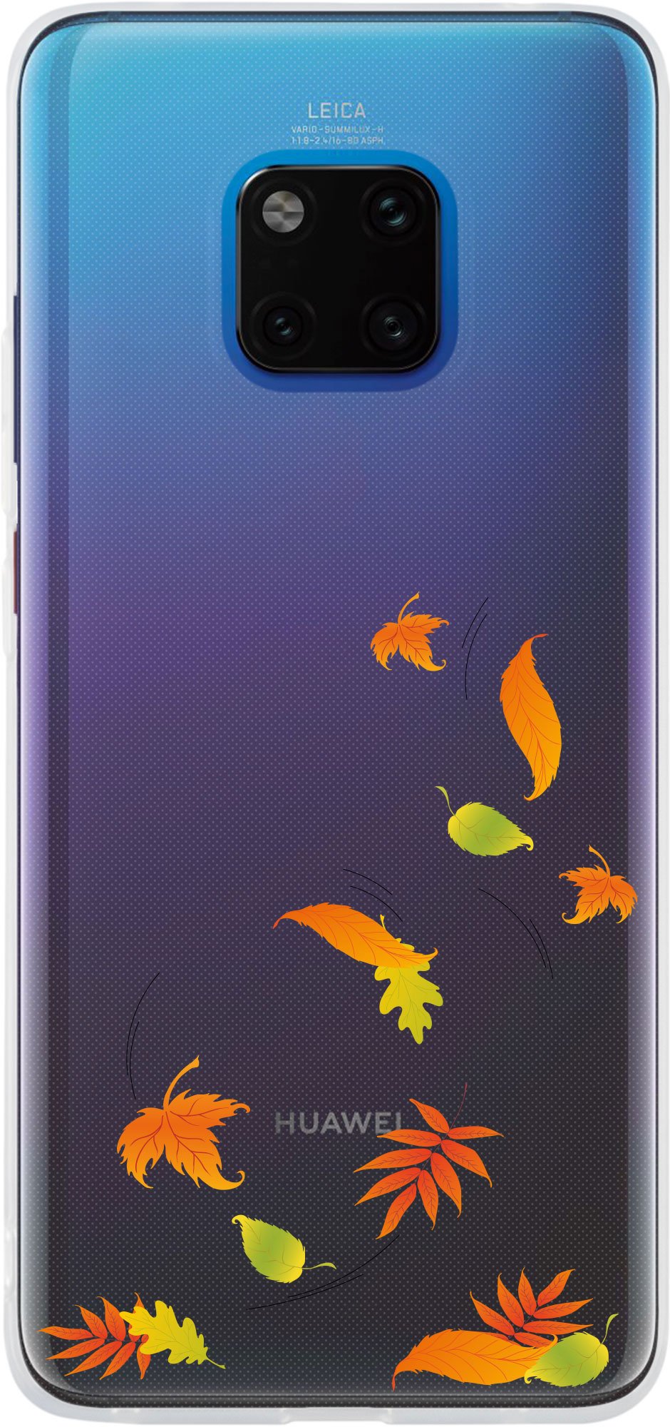 Case für Huawei Mate 20 Pro Silikon-Hülle Herbst Blätter/Leaves M1 – Ansicht 2
