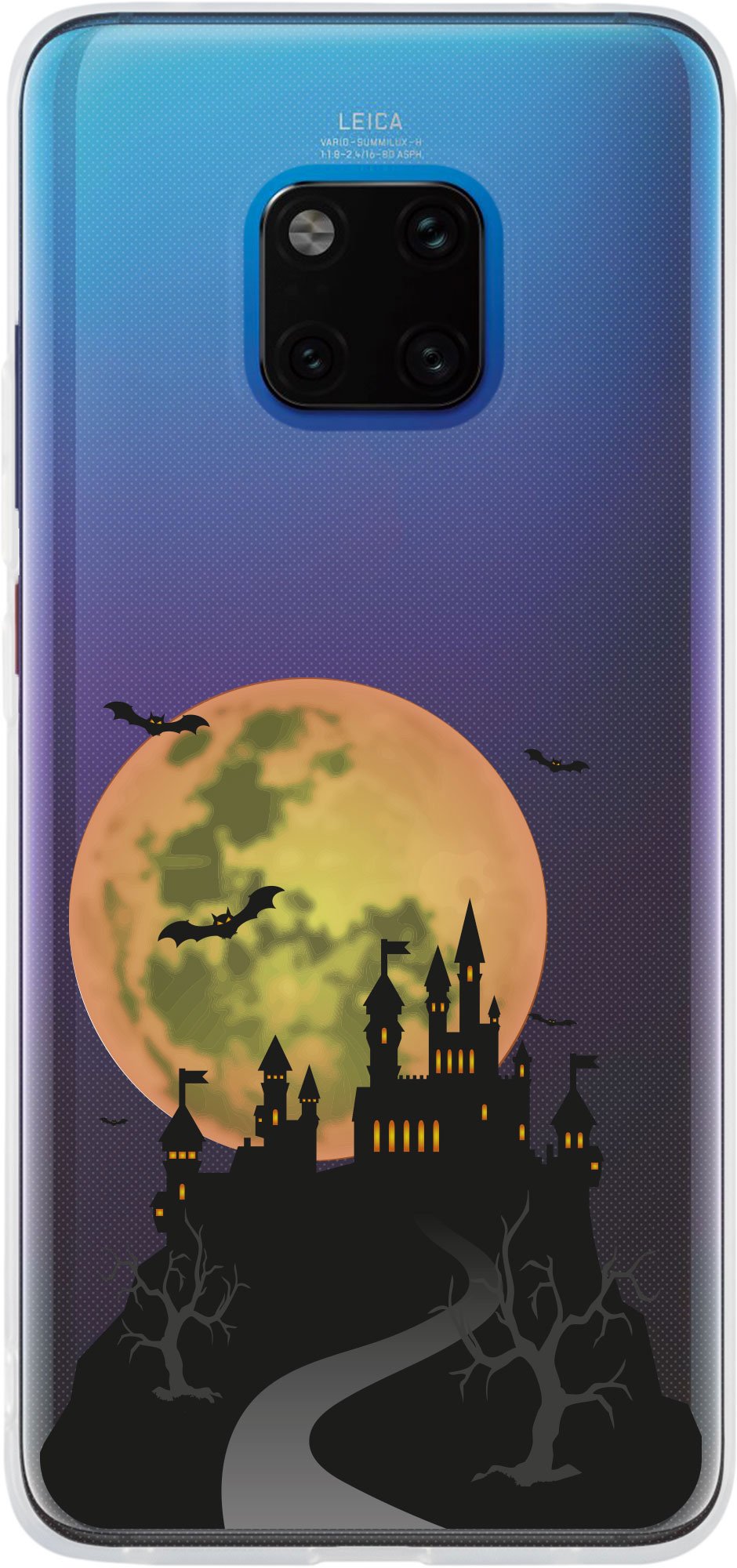 Case für Huawei Mate 20 Pro Silikon-Hülle Herbst Spukschloss M4 – Ansicht 2