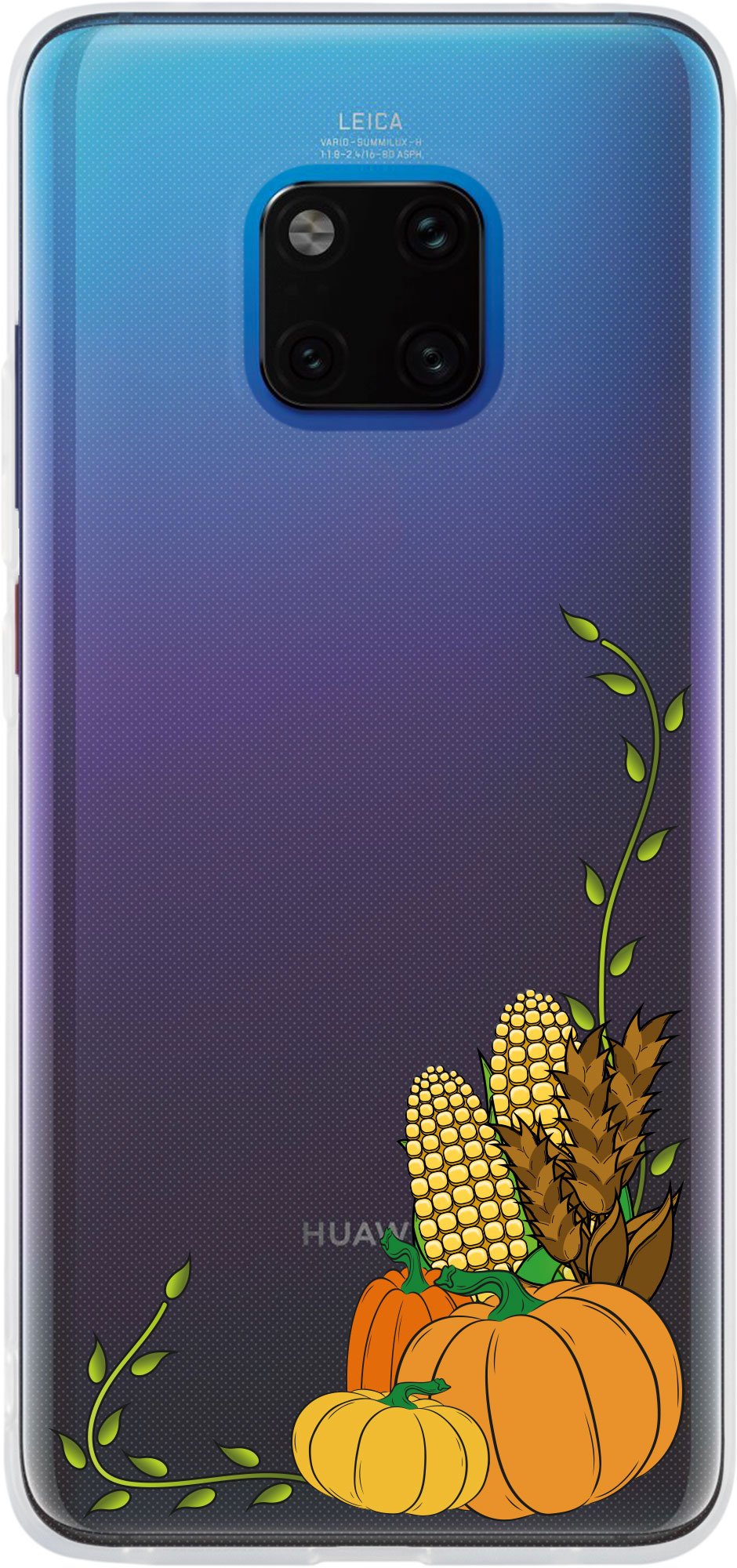 Case für Huawei Mate 20 Pro Silikon-Hülle Herbst Erntedankfest/Thanksgiving M5 – Ansicht 2