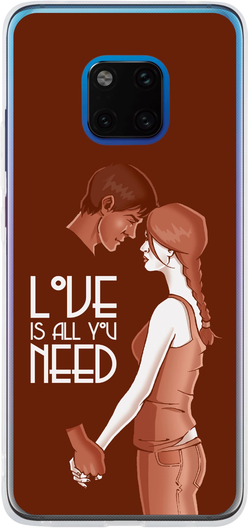 Case für Huawei Mate 20 Pro Silikon-Hülle in Love Beziehung M3 – Ansicht 2