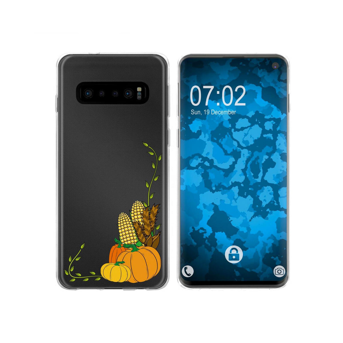 Case für Samsung Galaxy S10 Silikon-Hülle Herbst Spukschloss M4 – Ansicht 2