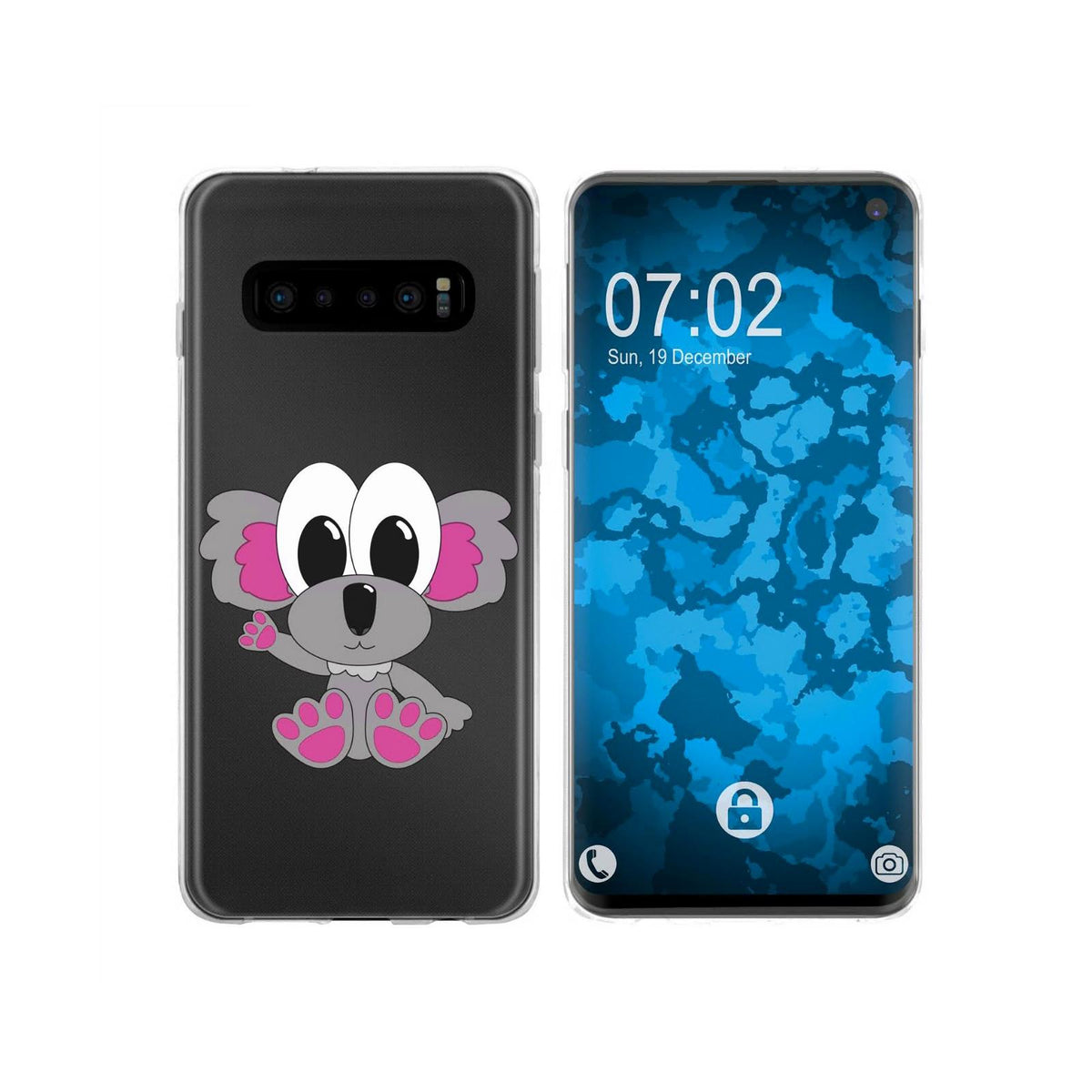 Case für Samsung Galaxy S10 Silikon-Hülle Cutiemals Katze M5 – Ansicht 2