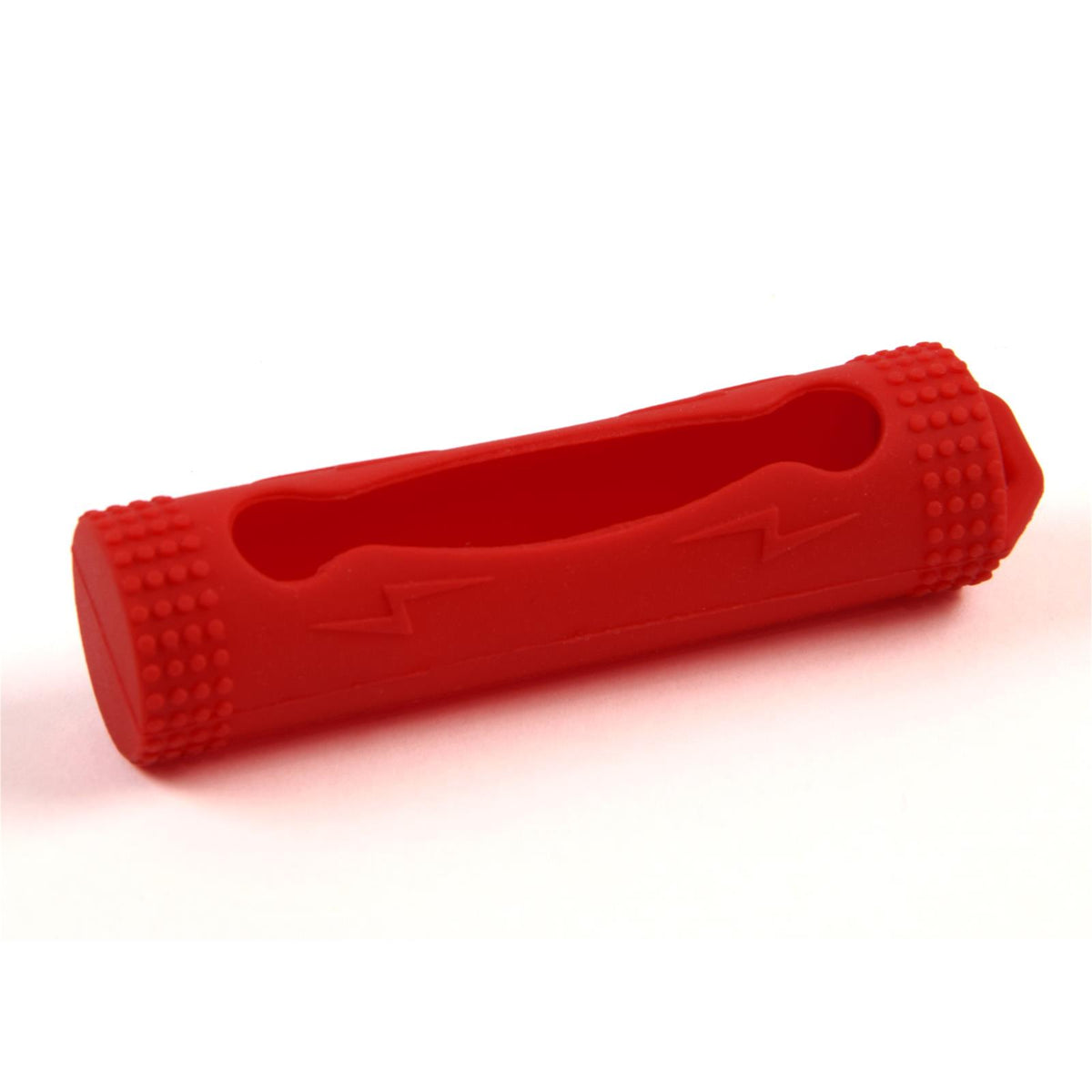 Case für 18650 Akku Battery Hülle Silikon - in rot - Tasche – Ansicht 5