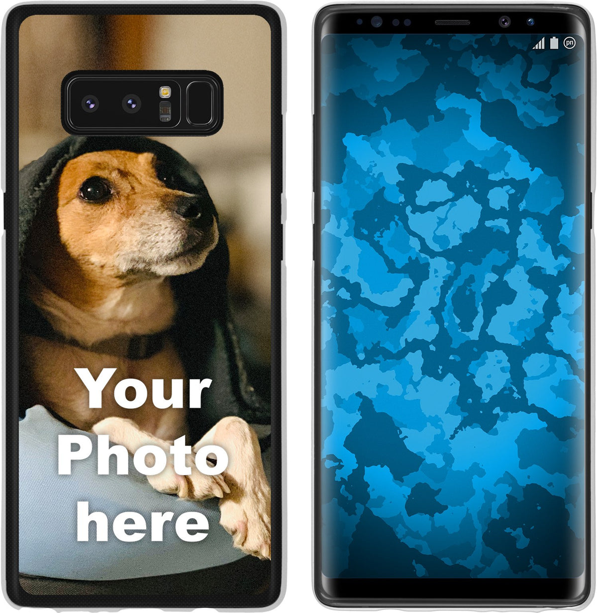Galaxy Note 8 Foto-Hülle transparent