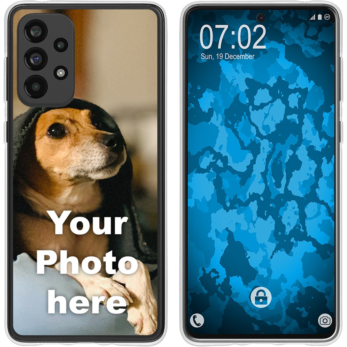 Galaxy A73 Foto-Hülle transparent