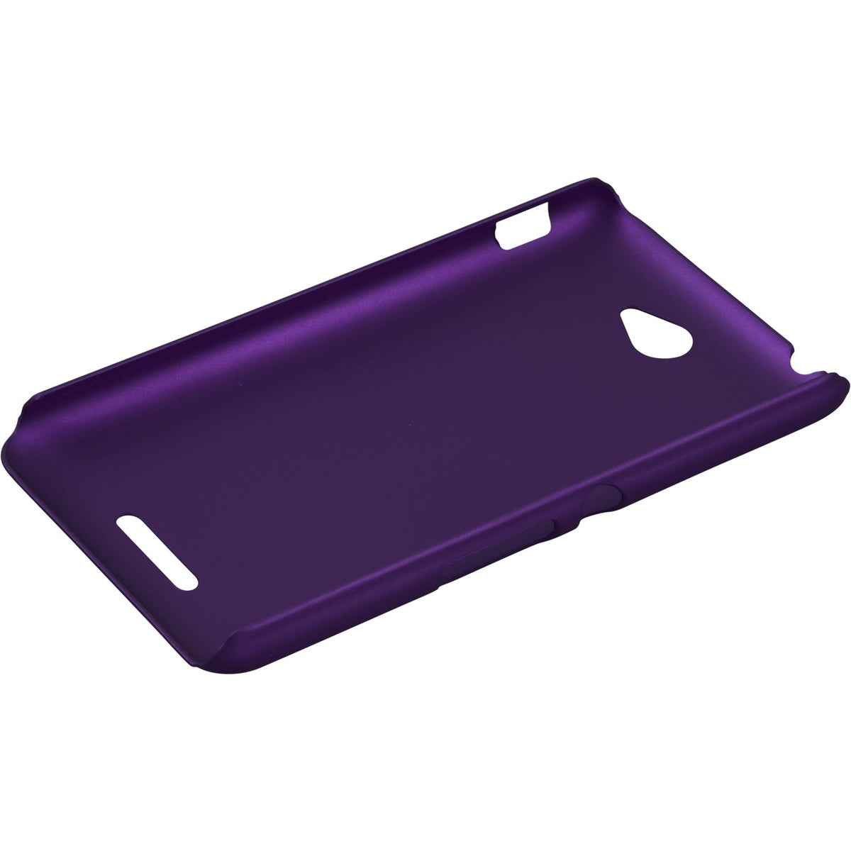 Case für Sony Xperia E4 - Hülle lila gummiert Hard-case – Ansicht 4
