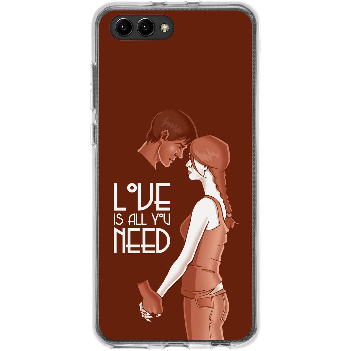 Case für Huawei Honor View 10 Silikon-Hülle in Love M3 – Ansicht 2
