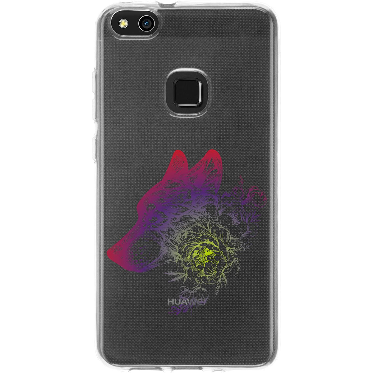 Case für Huawei P10 Lite Silikon-Hülle Floral Wolf M3-5 – Ansicht 2