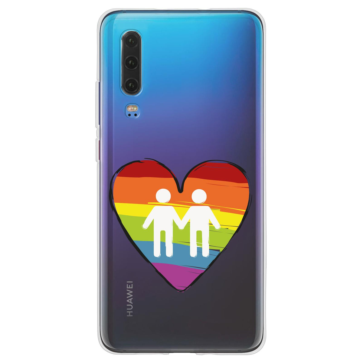 Case für Huawei P30 Silikon-Hülle pride Männer M3 – Ansicht 2