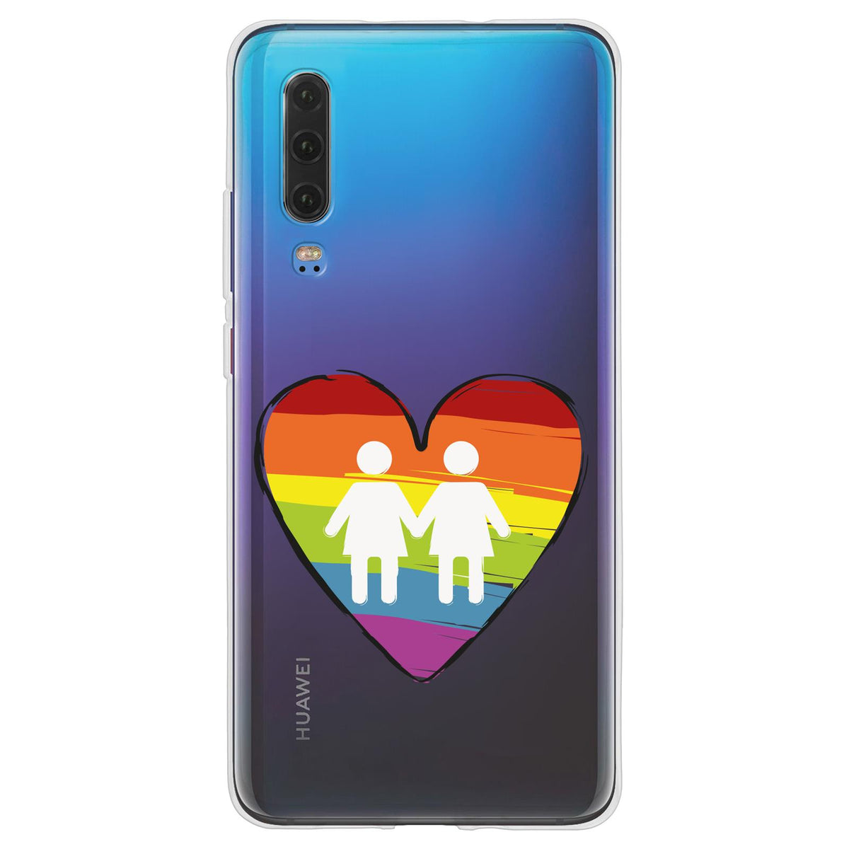 Case für Huawei P30 Silikon-Hülle pride Frauen M4 – Ansicht 2
