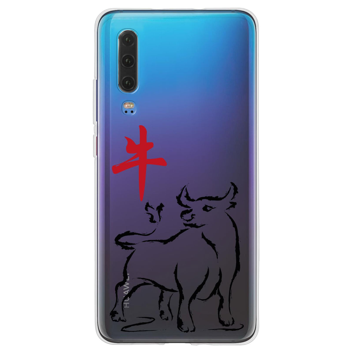 Case für Huawei P30 Silikon-Hülle Tierkreis Chinesisch M2 – Ansicht 2