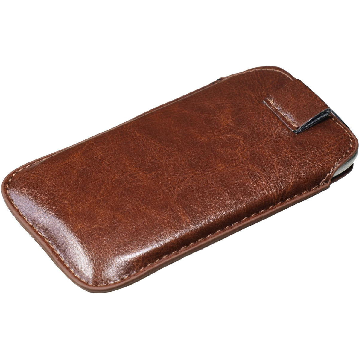 Kunst-Lederhülle für Samsung Galaxy S3 Mini - Tasche braun – Ansicht 4