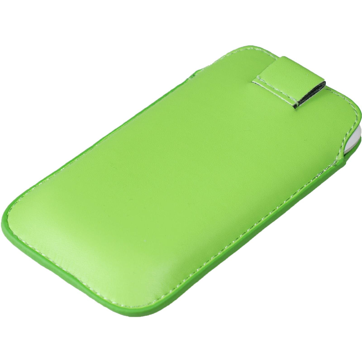 Kunst-Lederhülle für Samsung Galaxy S3 Mini - Tasche grün – Ansicht 4