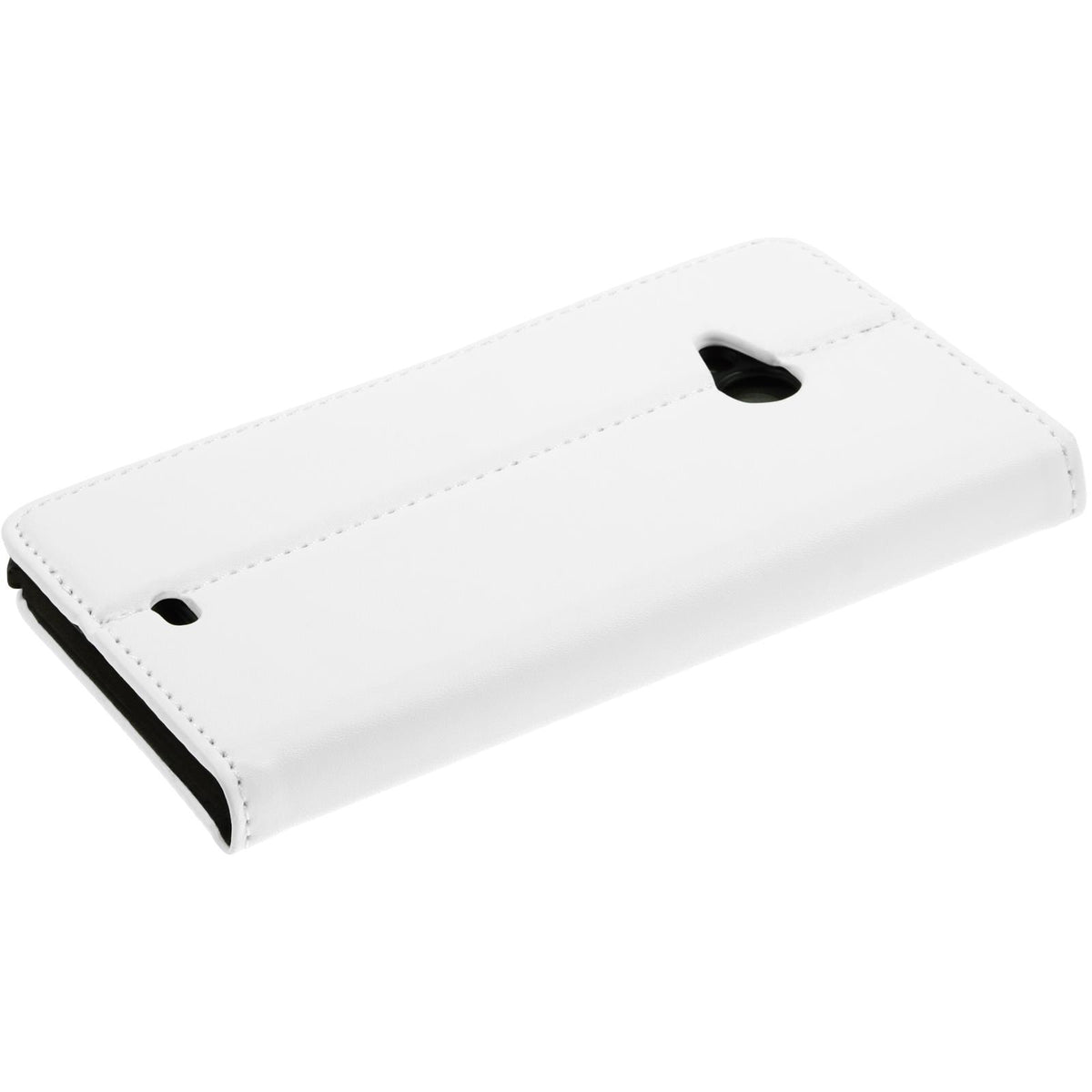Kunst-Lederhülle für Microsoft Lumia 535 - Book-Case weiß – Ansicht 6
