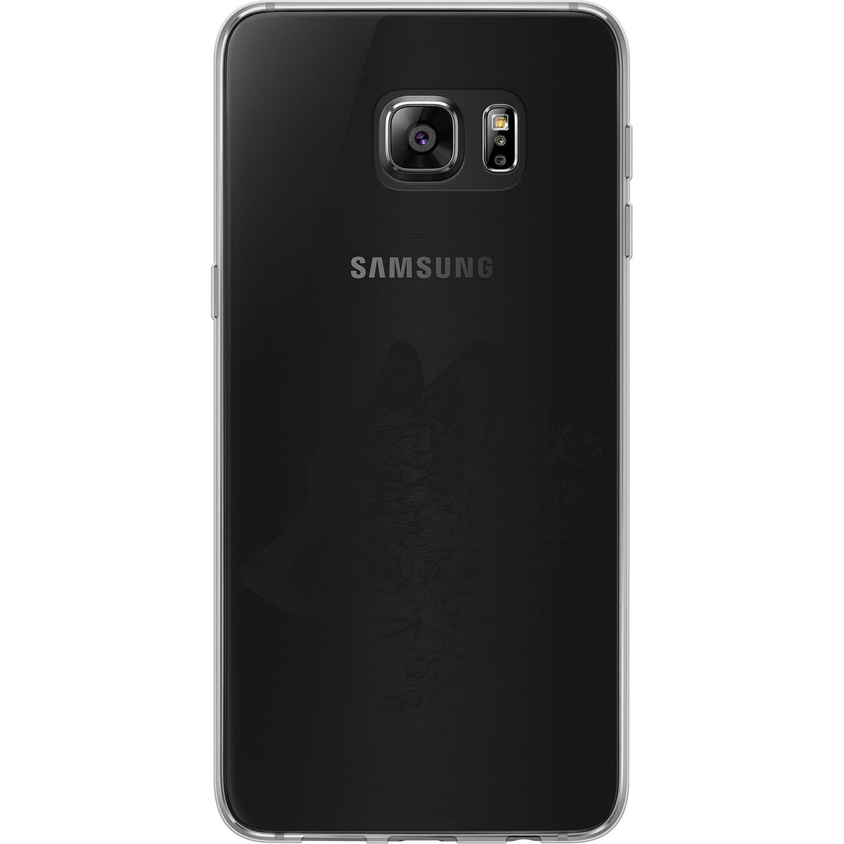 Case für Samsung Galaxy S7 Edge Silikon-Hülle Floral Wolf M3-1 – Ansicht 2