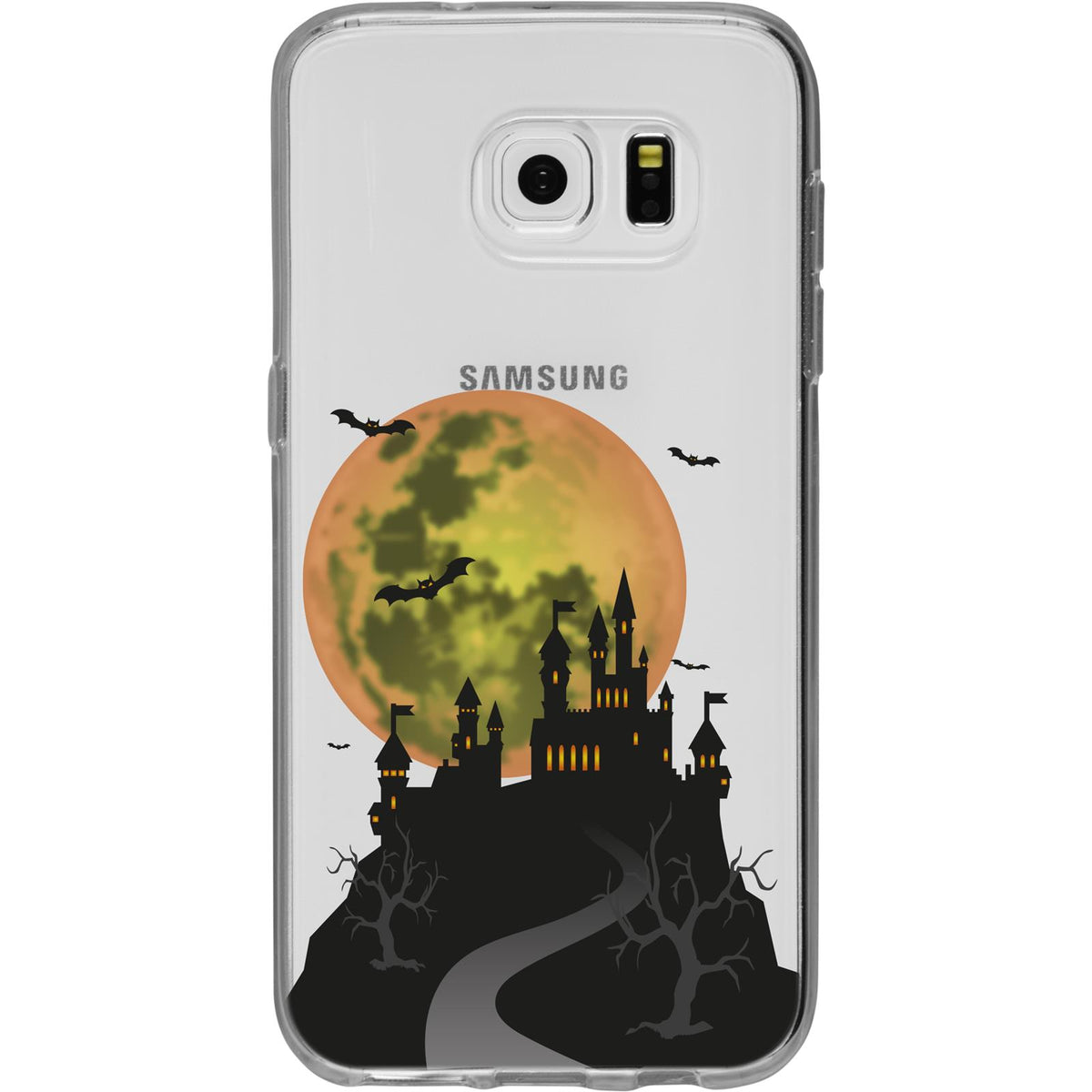 Case für Samsung Galaxy S7 Silikon-Hülle Herbst Spukschloss M4 – Ansicht 2
