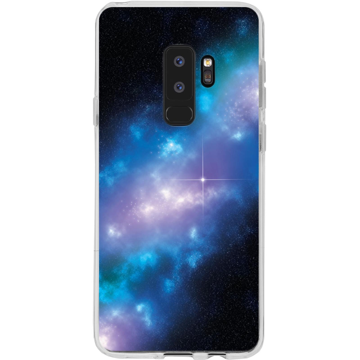 Case für Samsung Galaxy S9 Plus Silikon-Hülle Space Blue Belt M4 – Ansicht 2