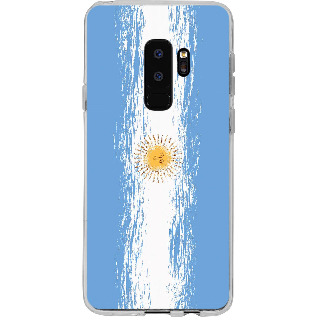 Case für Samsung Galaxy S9 Plus Silikon-Hülle WM Argentinien M1 – Ansicht 2