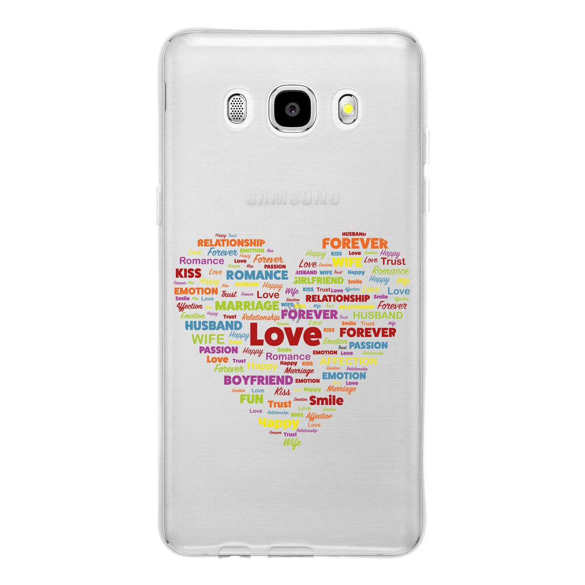 Case für Samsung Galaxy J5 (2016) J510 Silikon-Hülle pride Herz M5 – Ansicht 2