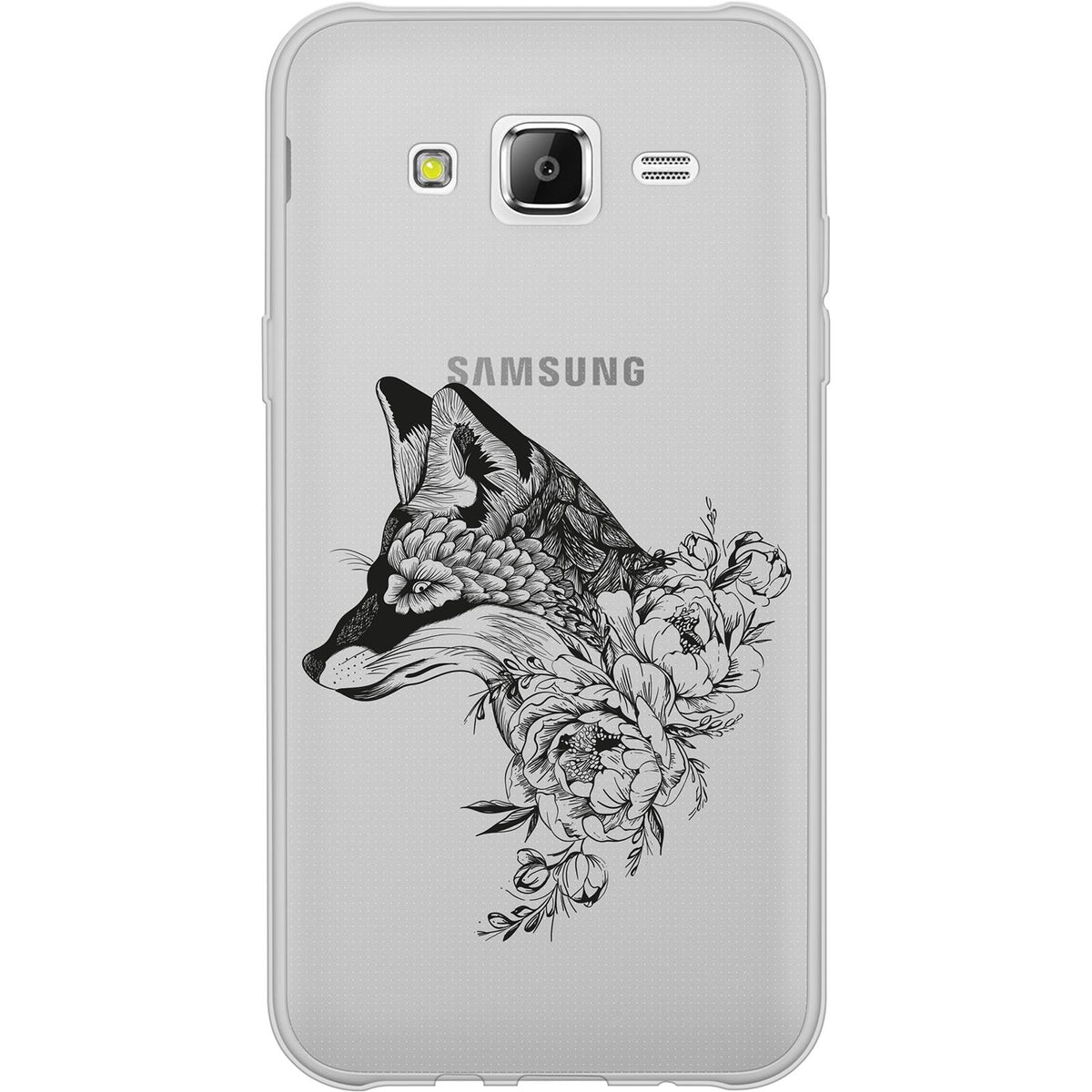Case für Samsung Galaxy J5 (2016) J510 Silikon-Hülle Floral Fuchs M1-1 – Ansicht 2