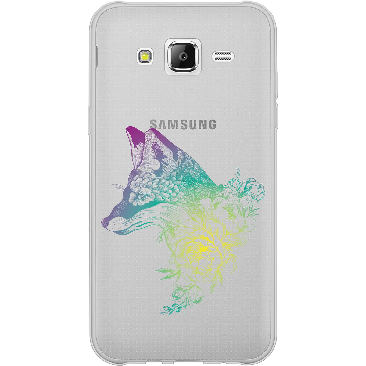 Case für Samsung Galaxy J5 (2016) J510 Silikon-Hülle Floral Fuchs M1-4 – Ansicht 2