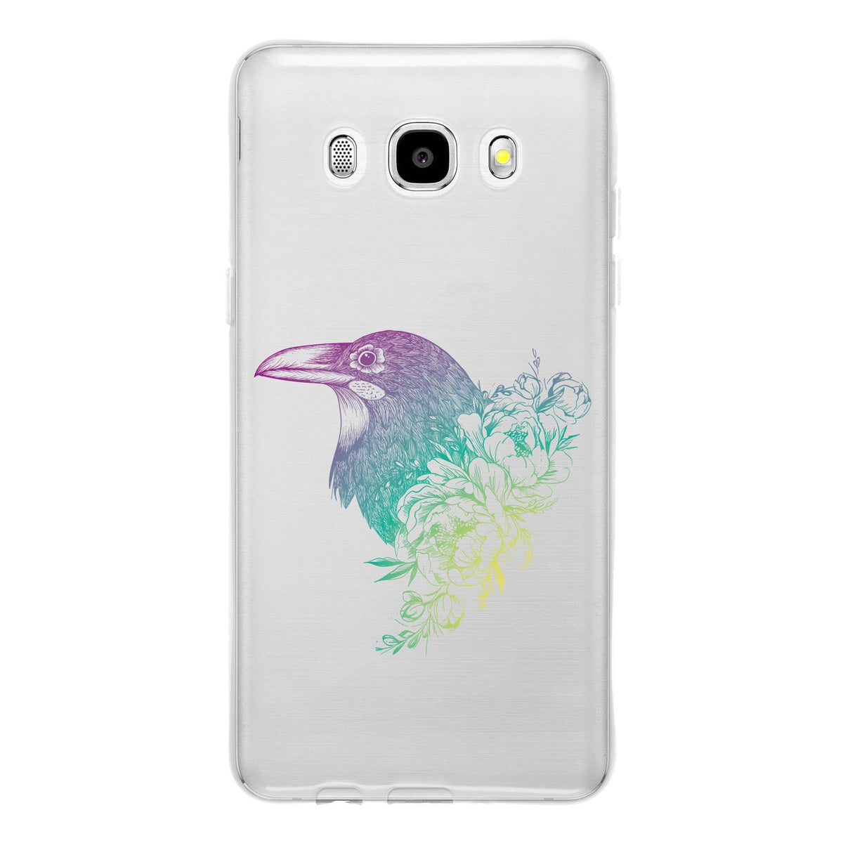 Case für Samsung Galaxy J5 (2016) J510 Silikon-Hülle Floral Rabe M4-4 – Ansicht 2
