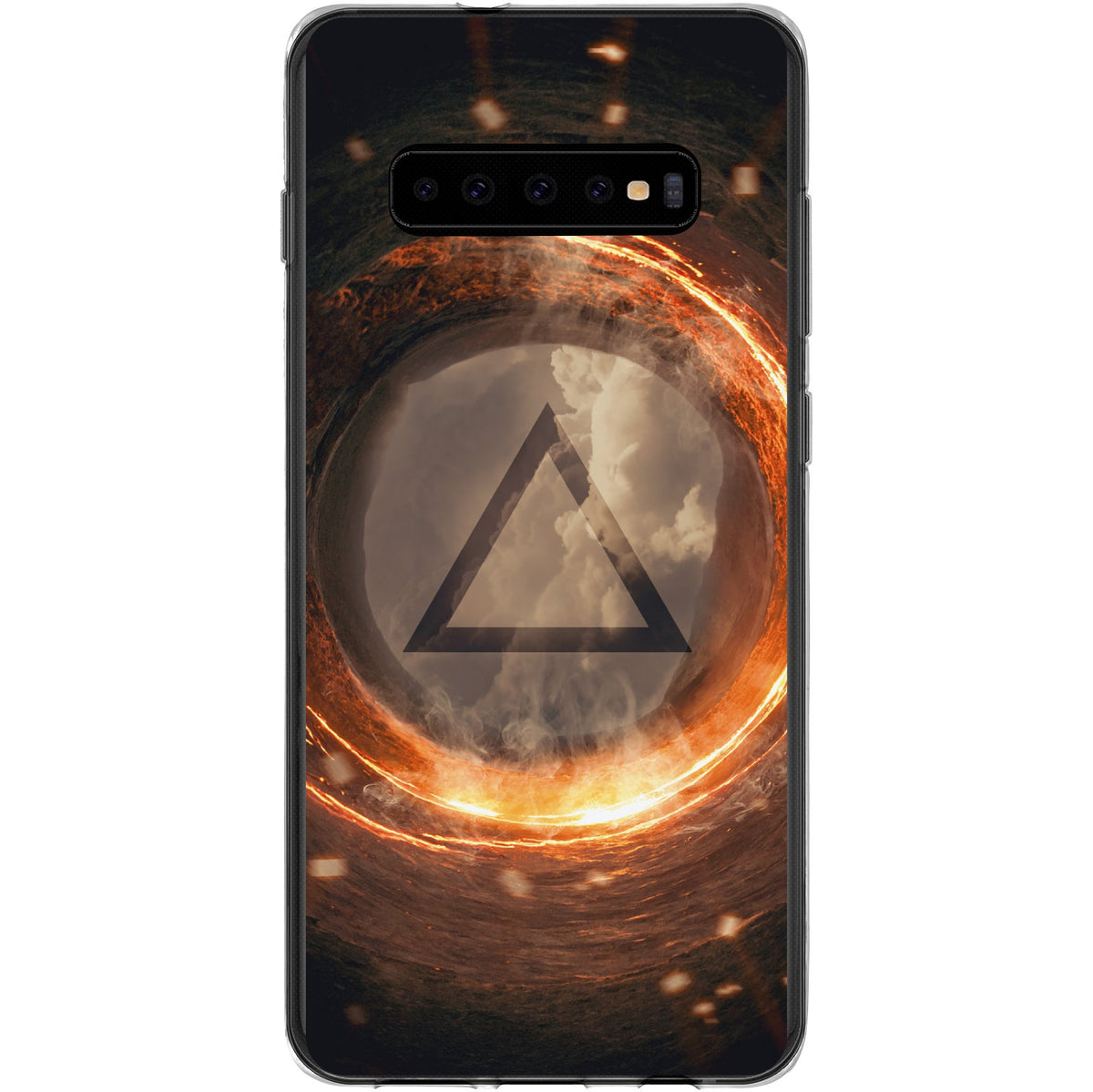 Case für Samsung Galaxy S10 Plus Silikon-Hülle Element Feuer M3 – Ansicht 2