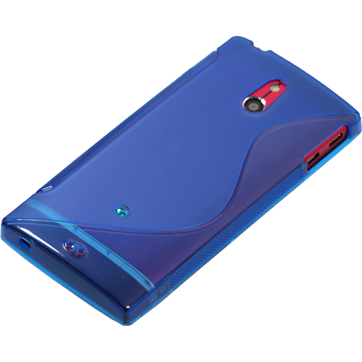 Case für Sony Xperia P - blau Silikon Hülle S-Style – Ansicht 5