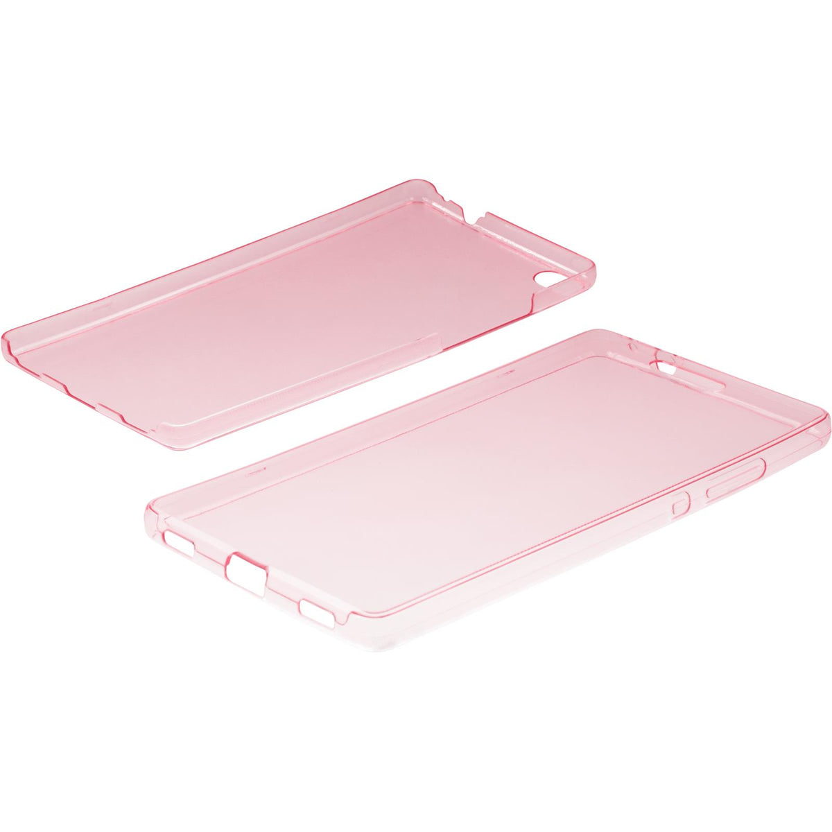 Case für Huawei P8 - rosa Silikon Hülle 360° Fullbody – Ansicht 5