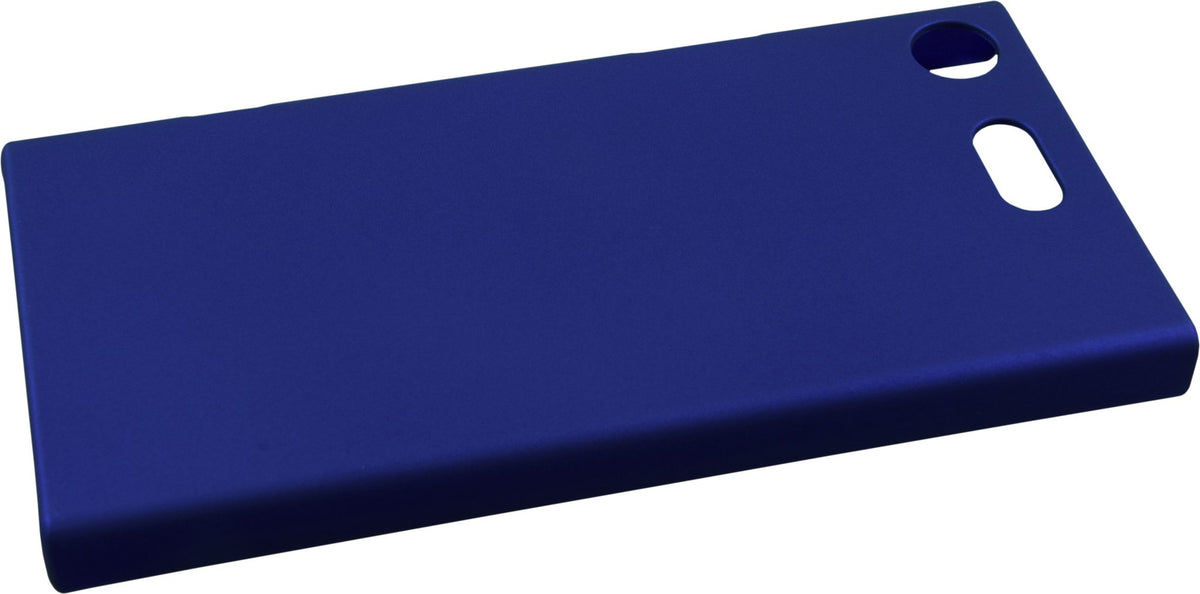 Case für Sony Xperia XZ1 Compact - Hülle blau gummiert Hard-case – Ansicht 5
