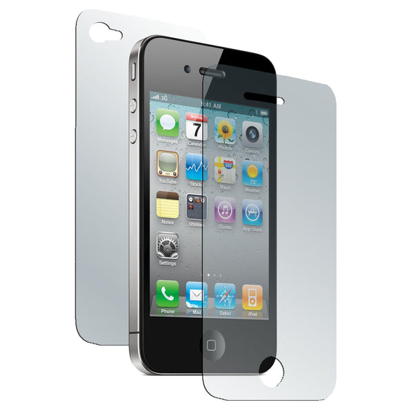 2 x Apple iPhone 4S Displayschutzfolie matt Fullbody