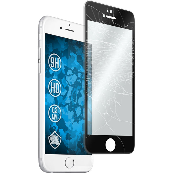 1 x Apple iPhone 6s / 6 Glas-Displayschutzfolie klar full-sc
