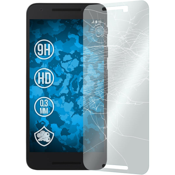 1 x Google Nexus 5X Glas-Displayschutzfolie klar