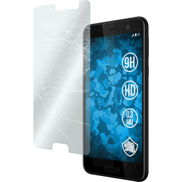 1 x HTC U Play Glas-Displayschutzfolie klar