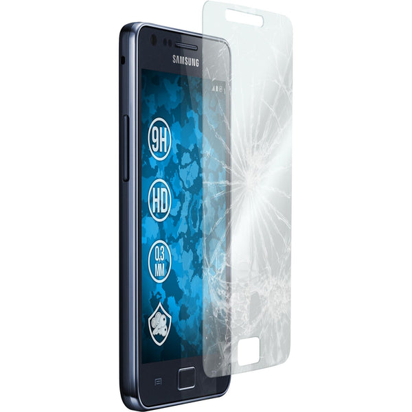 1 x Samsung Galaxy S2 Glas-Displayschutzfolie klar