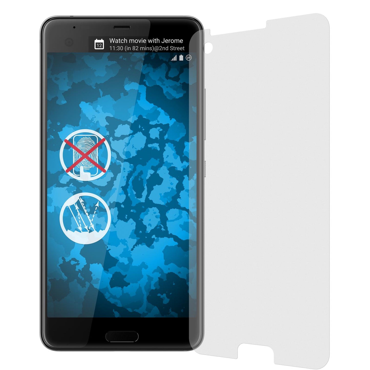 2 x HTC U Ultra Displayschutzfolie matt