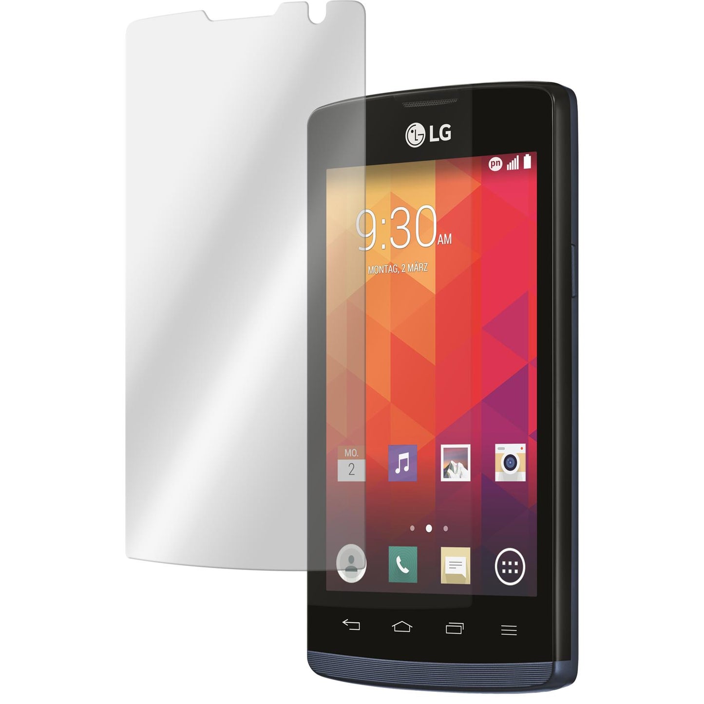 2 x LG Joy Glas-Displayschutzfolie klar
