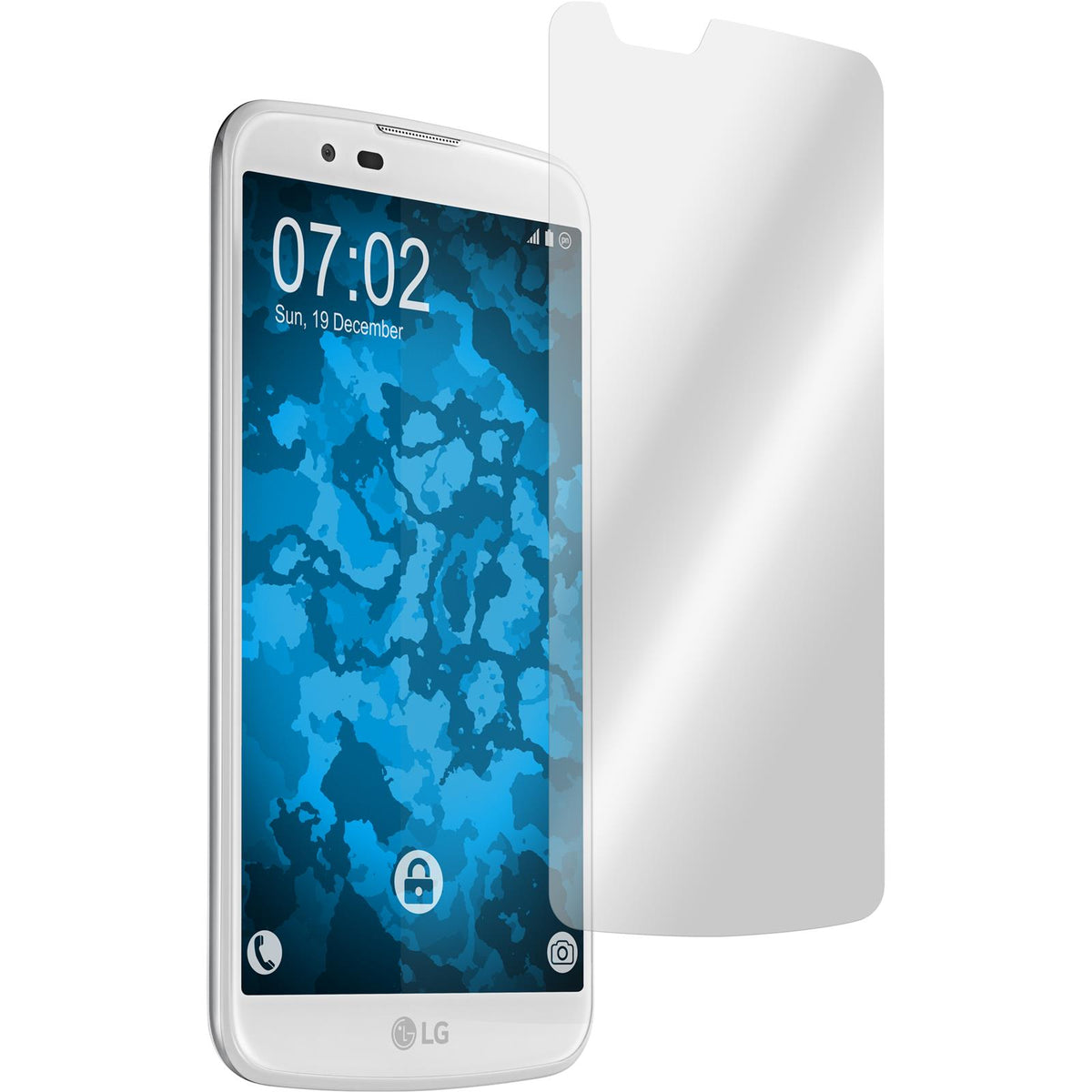 2 x LG K10 Displayschutzfolie klar
