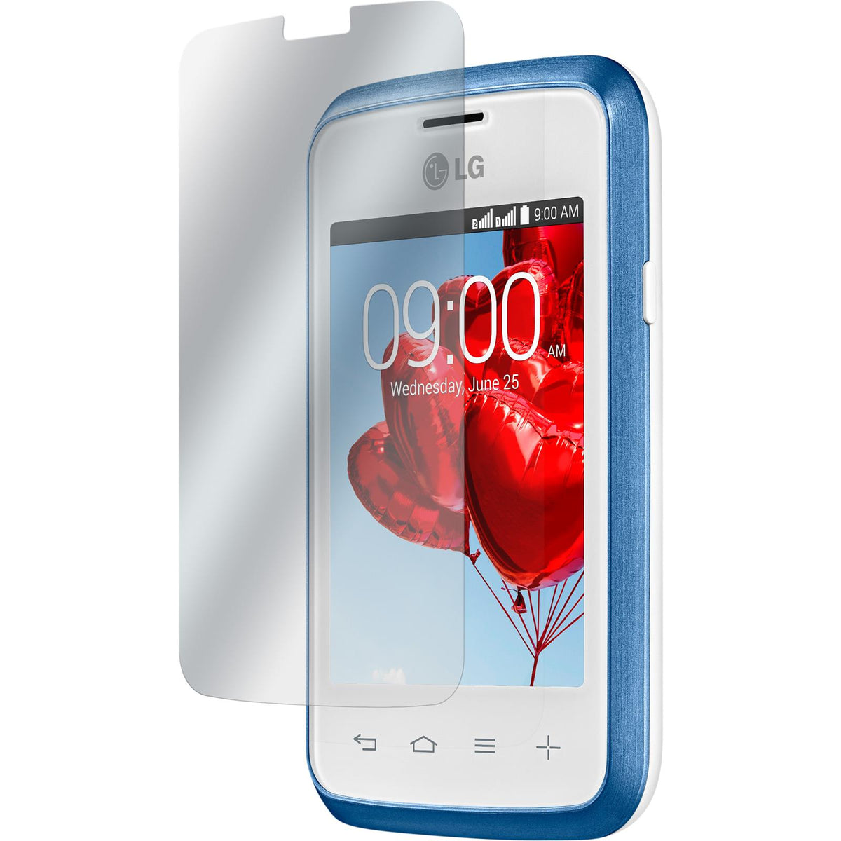 2 x LG L20 Displayschutzfolie klar