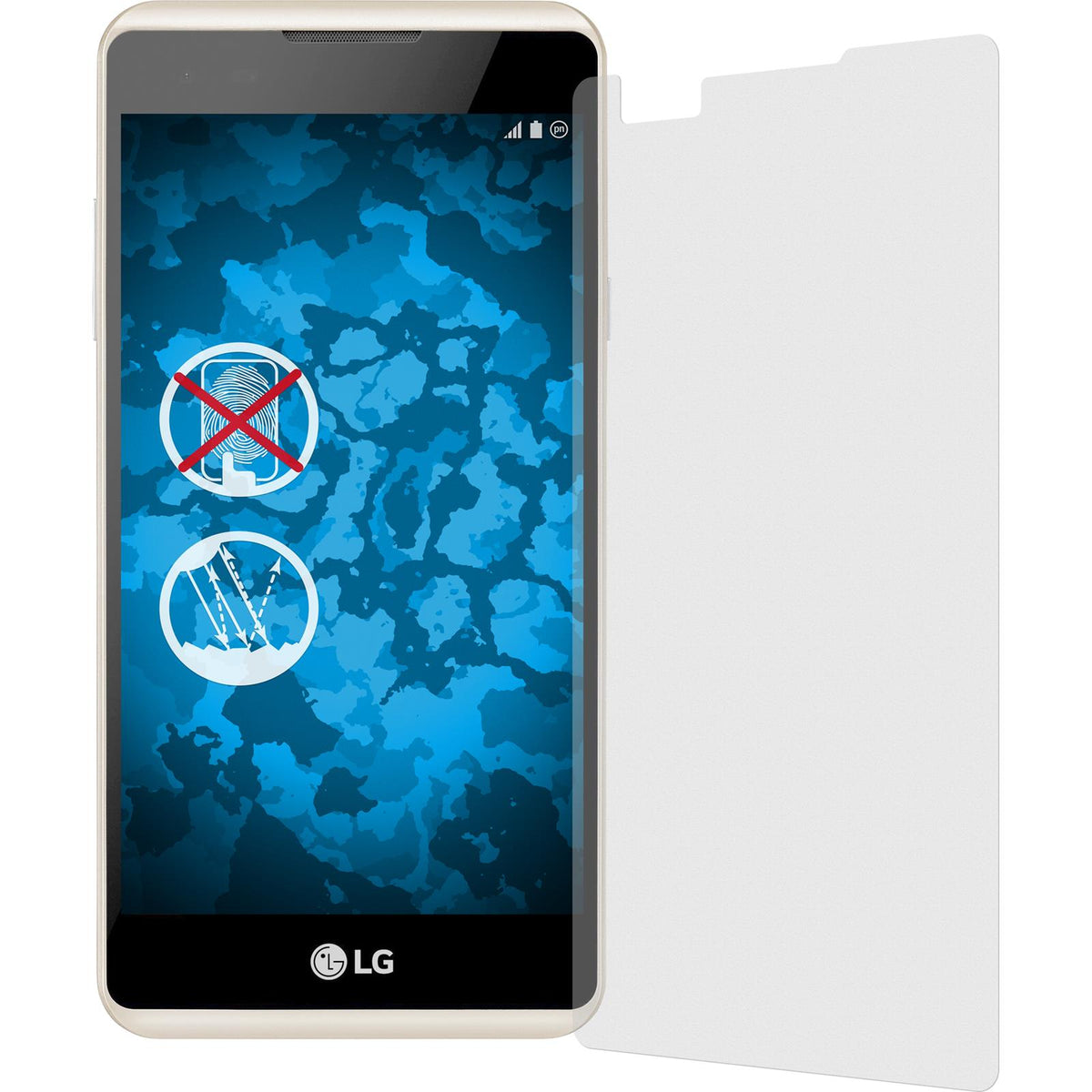 2 x LG X style Displayschutzfolie matt