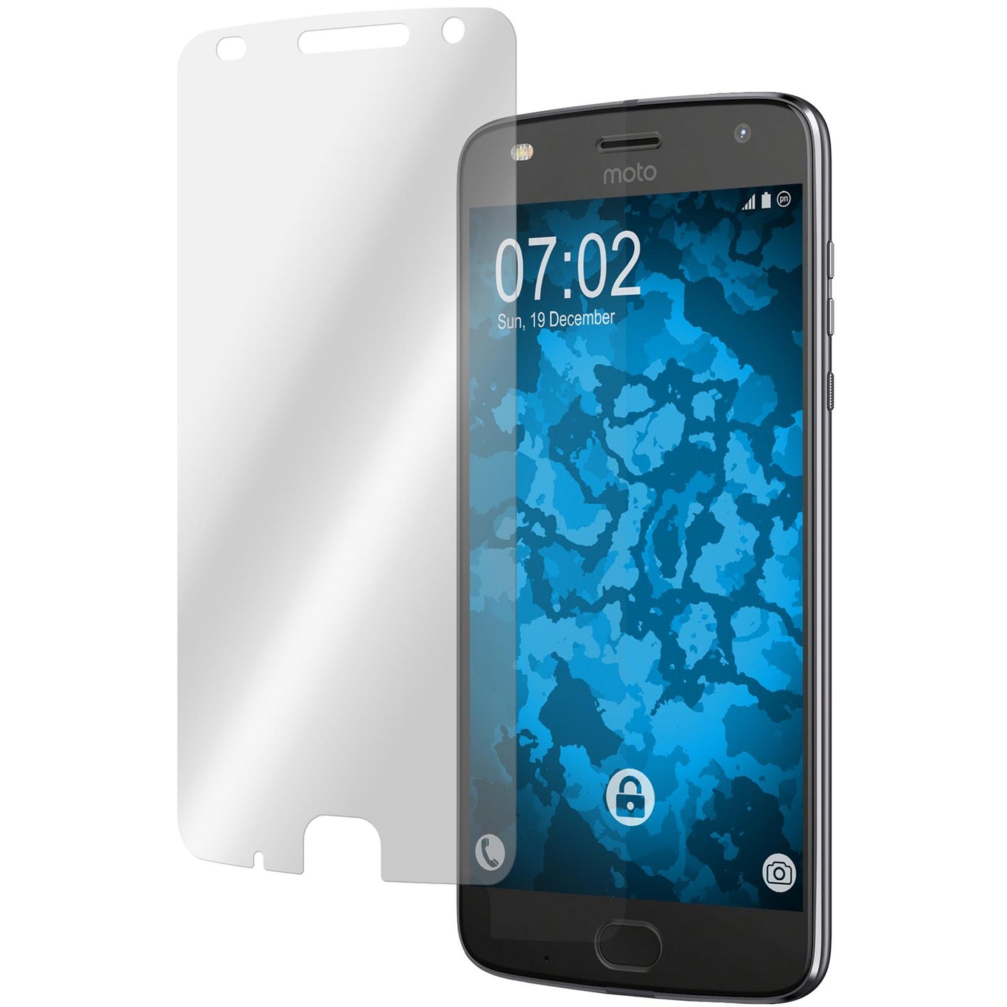 2 x Lenovo Moto Z2 Play Displayschutzfolie klar