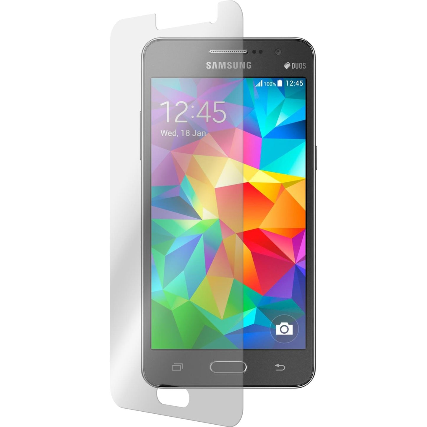 2 x Samsung Galaxy Grand Prime Glas-Displayschutzfolie klar