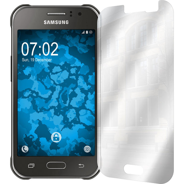 2 x Samsung Galaxy J1 ACE Displayschutzfolie verspiegelt