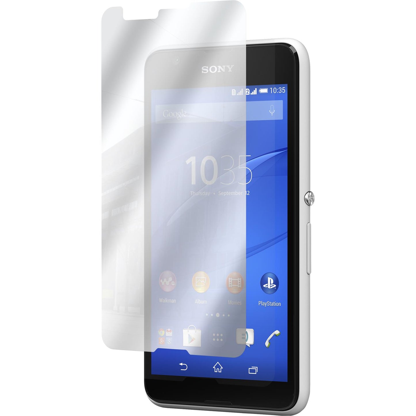 2 x Sony Xperia E4g Displayschutzfolie verspiegelt