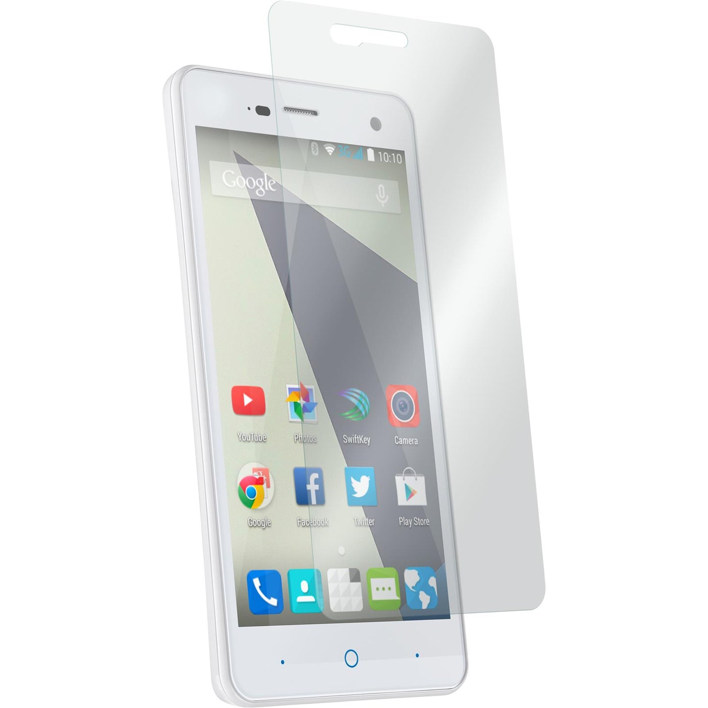 2 x ZTE Blade L3 Glas-Displayschutzfolie klar