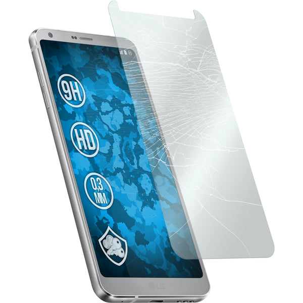 3 x LG G6 Glas-Displayschutzfolie klar