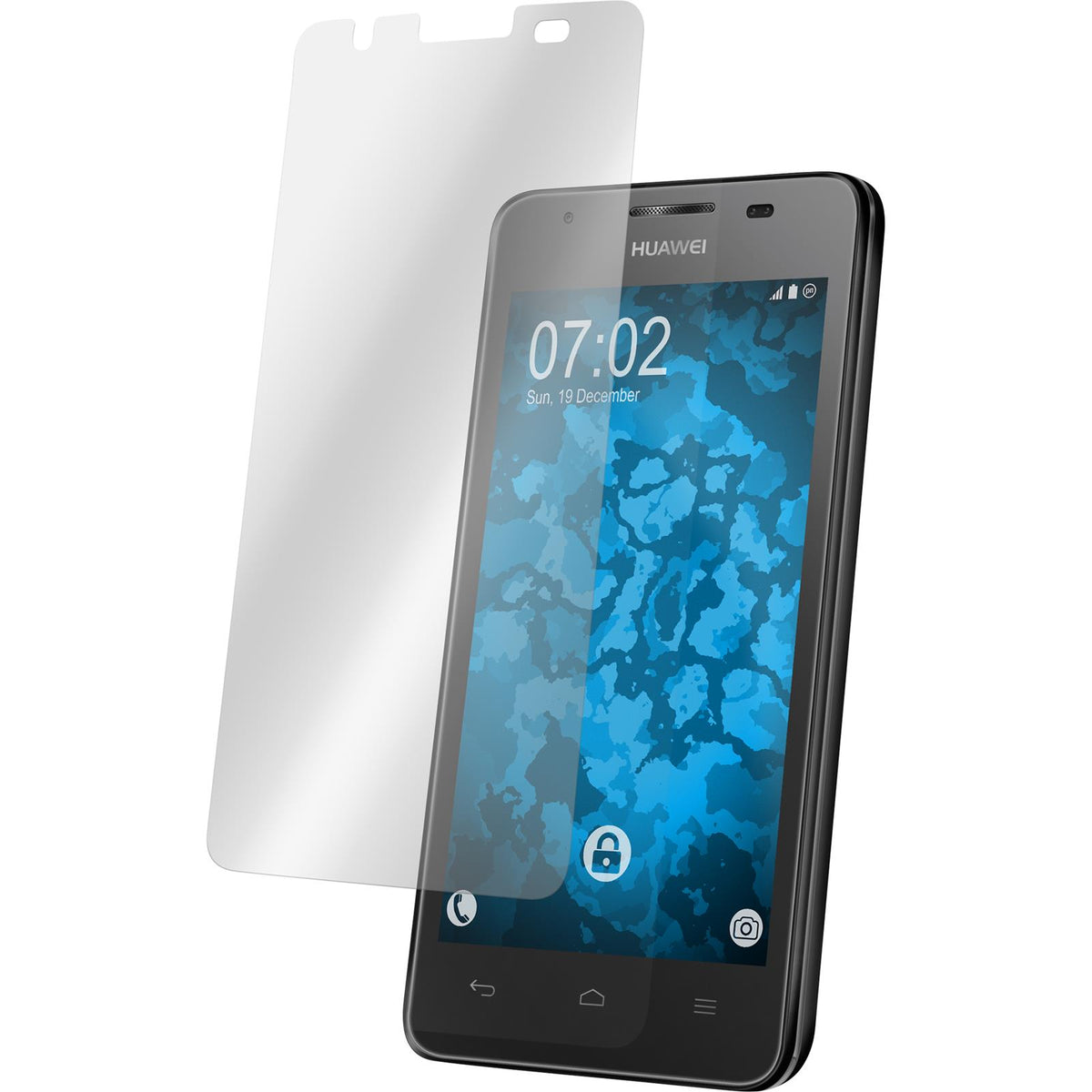 4 x Huawei Ascend G510 Displayschutzfolie klar