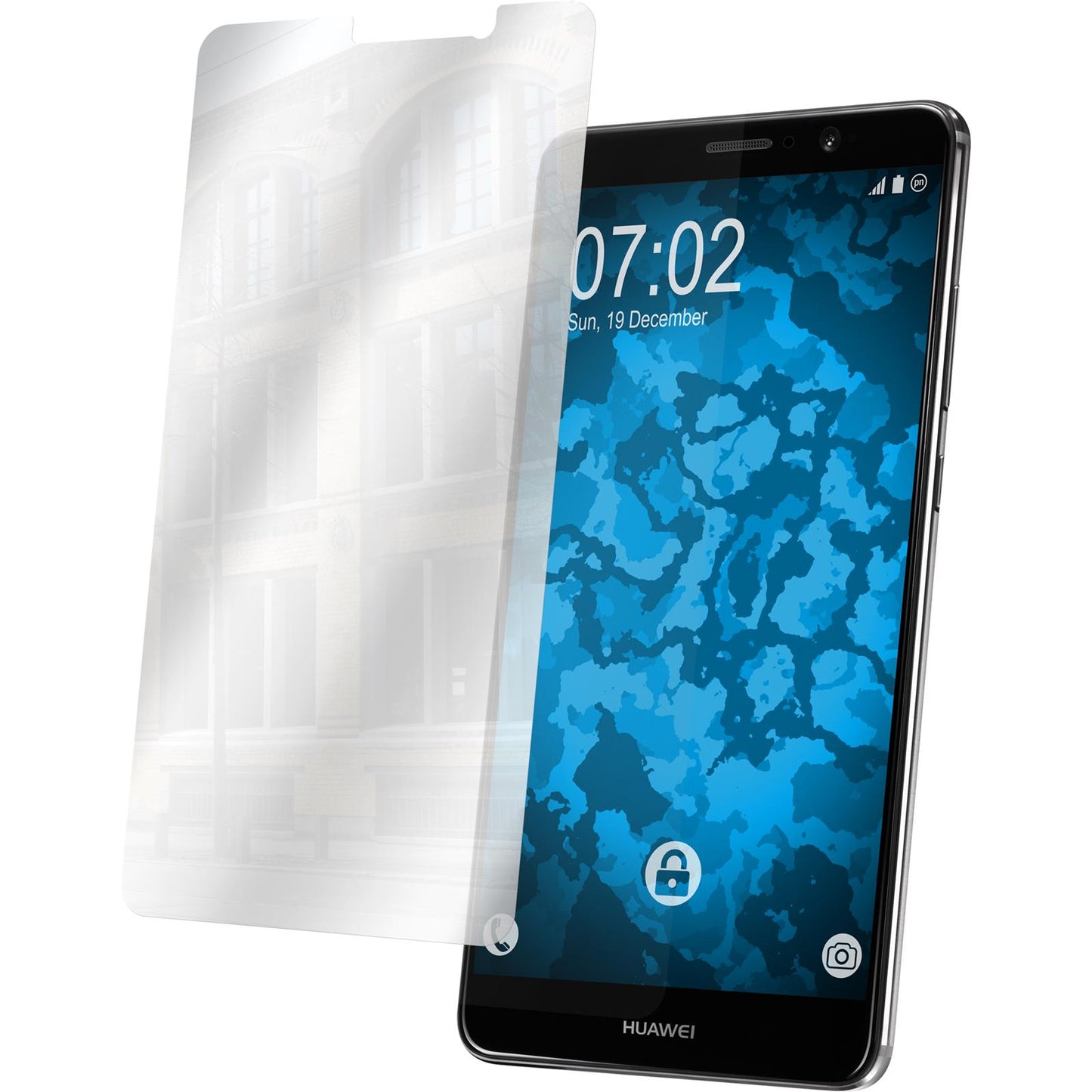 4 x Huawei Mate 9 Displayschutzfolie verspiegelt