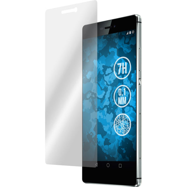 4 x Huawei P8 Displayschutzfolie Fiber-Glas klar